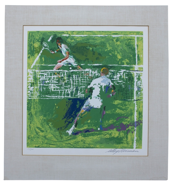 LeRoy Neiman Signed Limited Edition Silkscreen of ''Tennis Players''